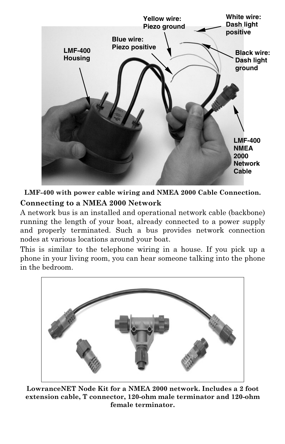 Lowrance electronic LMF-400 User Manual | Page 8 / 48