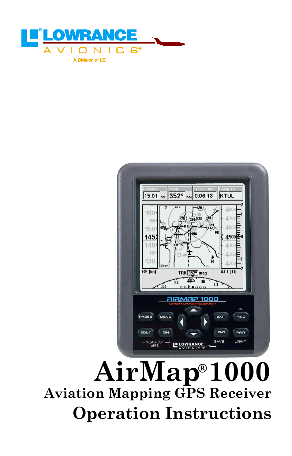 Lowrance electronic AirMap 1000 User Manual | 148 pages
