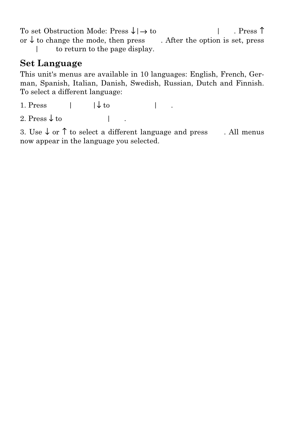 Set language | Lowrance electronic AirMap 1000 User Manual | Page 113 / 148