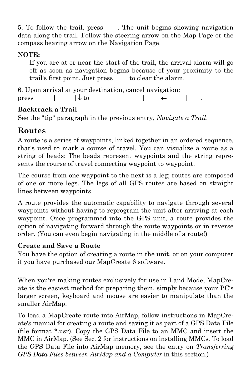 Routes | Lowrance electronic AirMap 1000 User Manual | Page 74 / 148