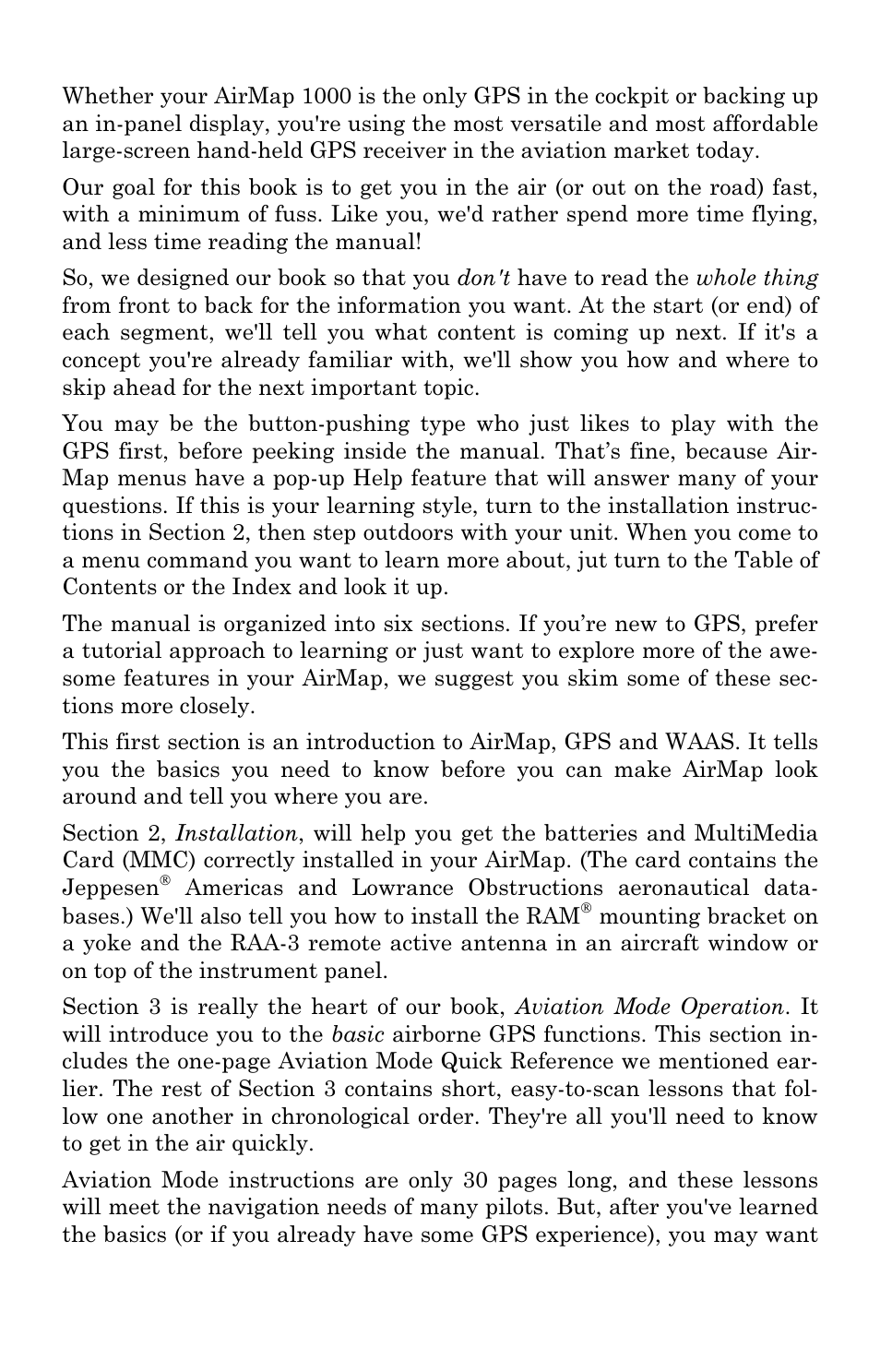 Lowrance electronic AirMap 1000 User Manual | Page 8 / 148