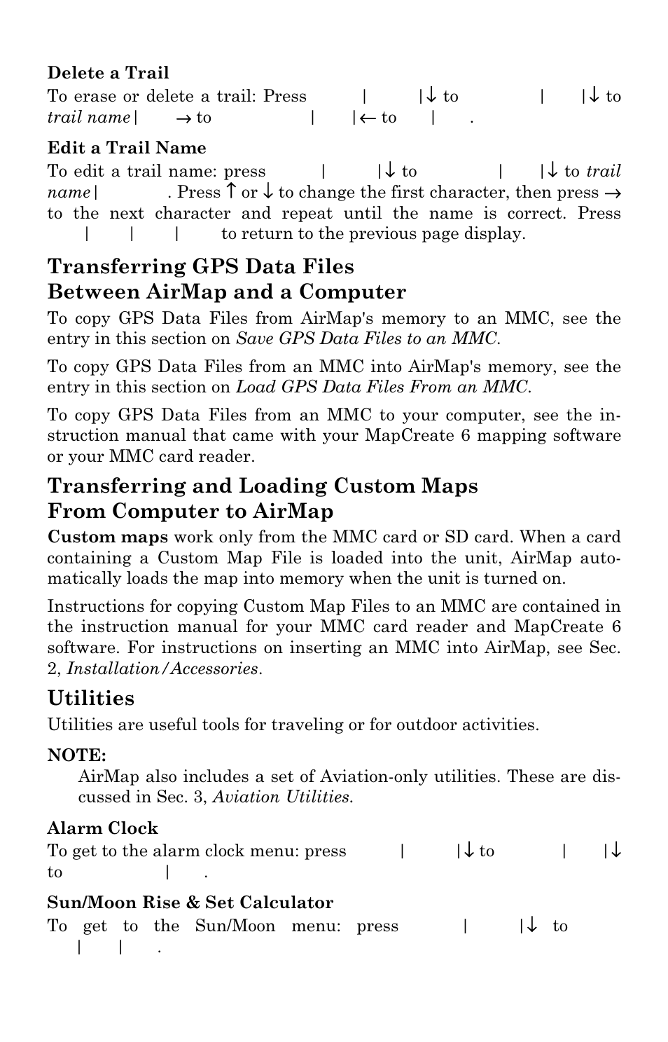 Utilities | Lowrance electronic AirMap 1000 User Manual | Page 81 / 148