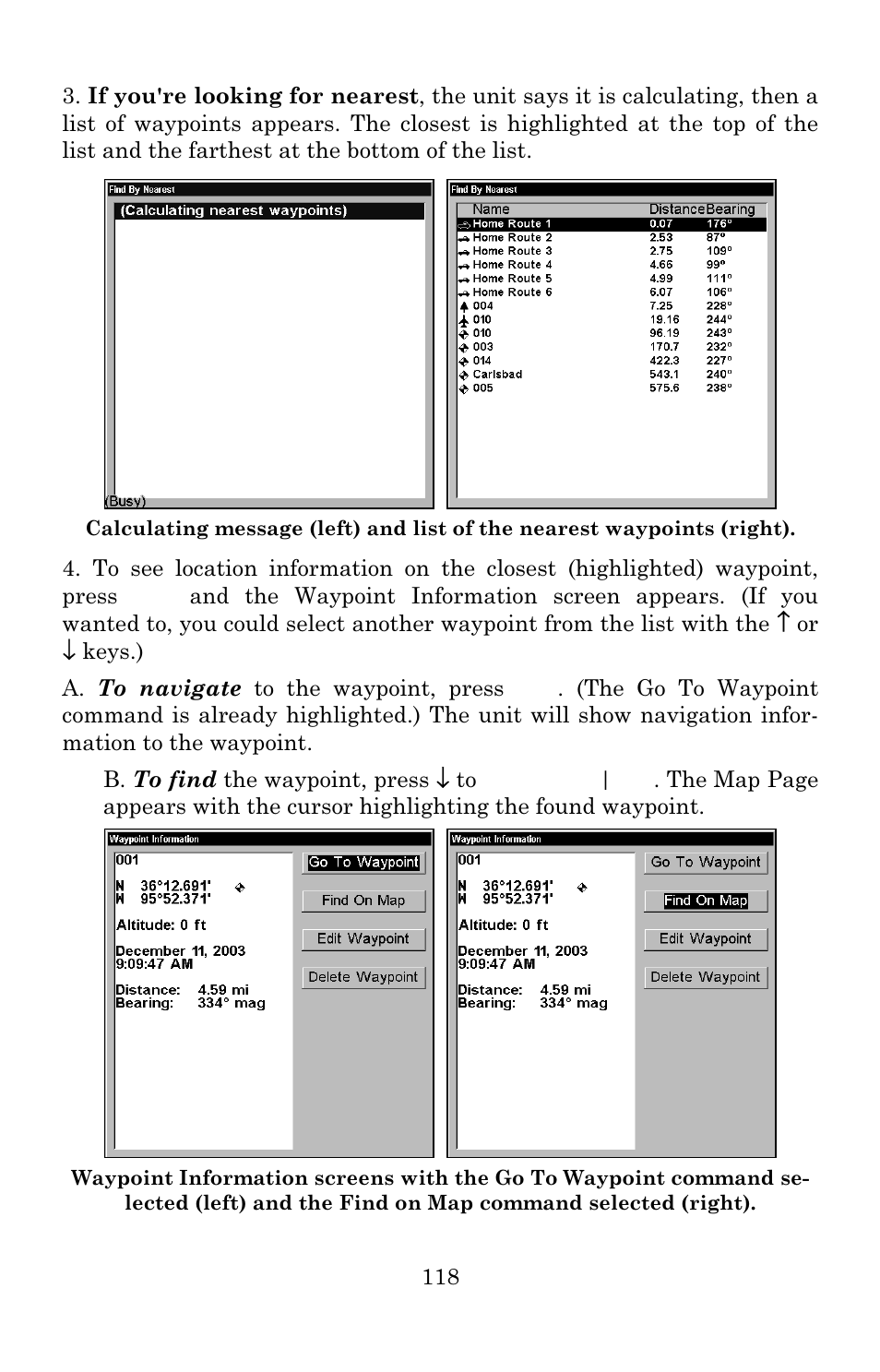 Lowrance electronic 480C User Manual | Page 124 / 140