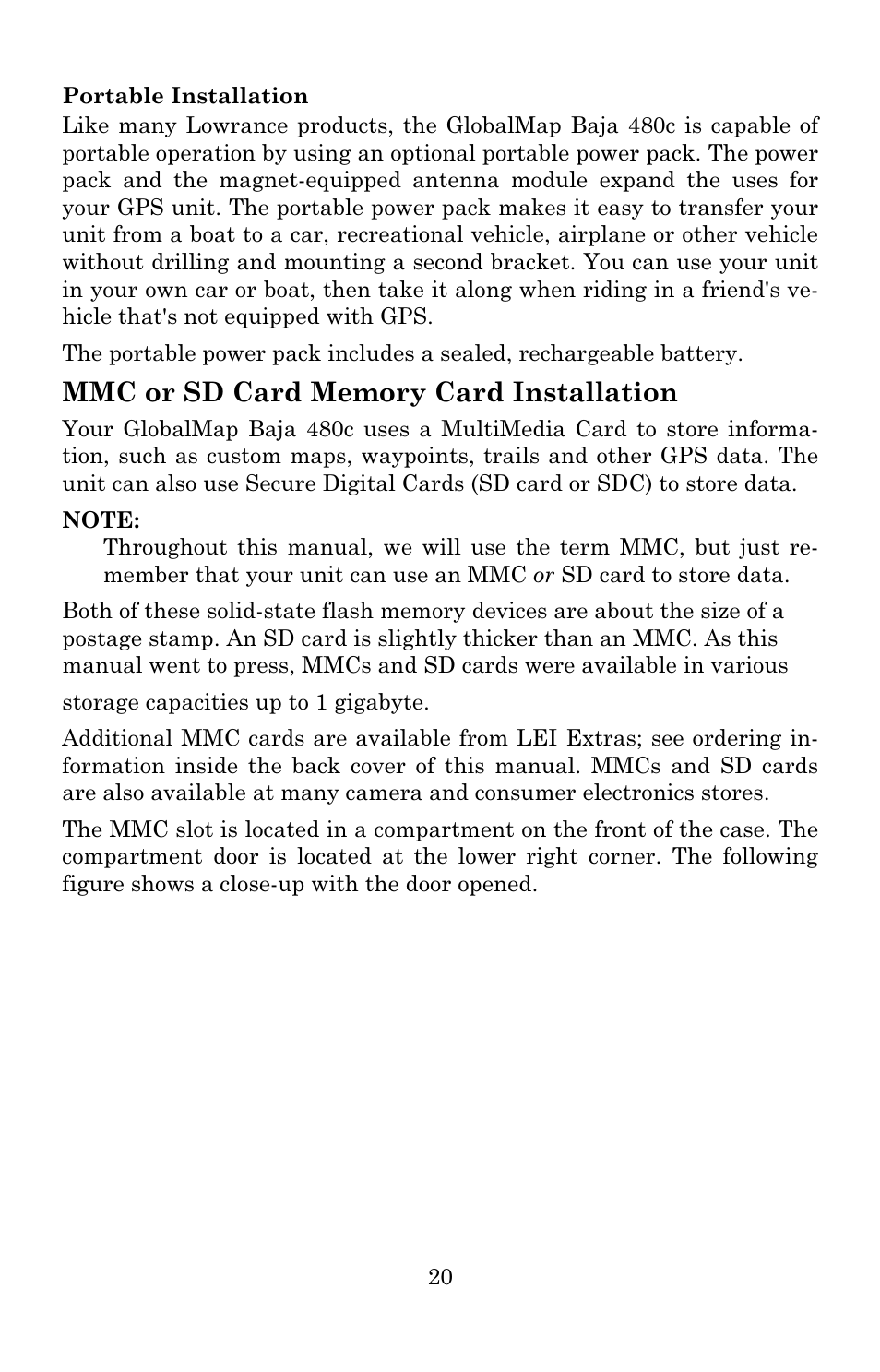 Lowrance electronic 480C User Manual | Page 26 / 140