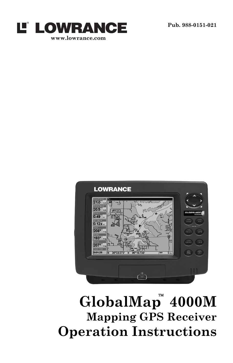Lowrance electronic 4000M User Manual | 128 pages