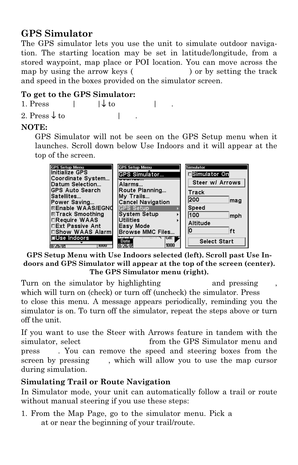 Gps simulator | Lowrance electronic Lowrance iFINDER Explorer User Manual | Page 88 / 140