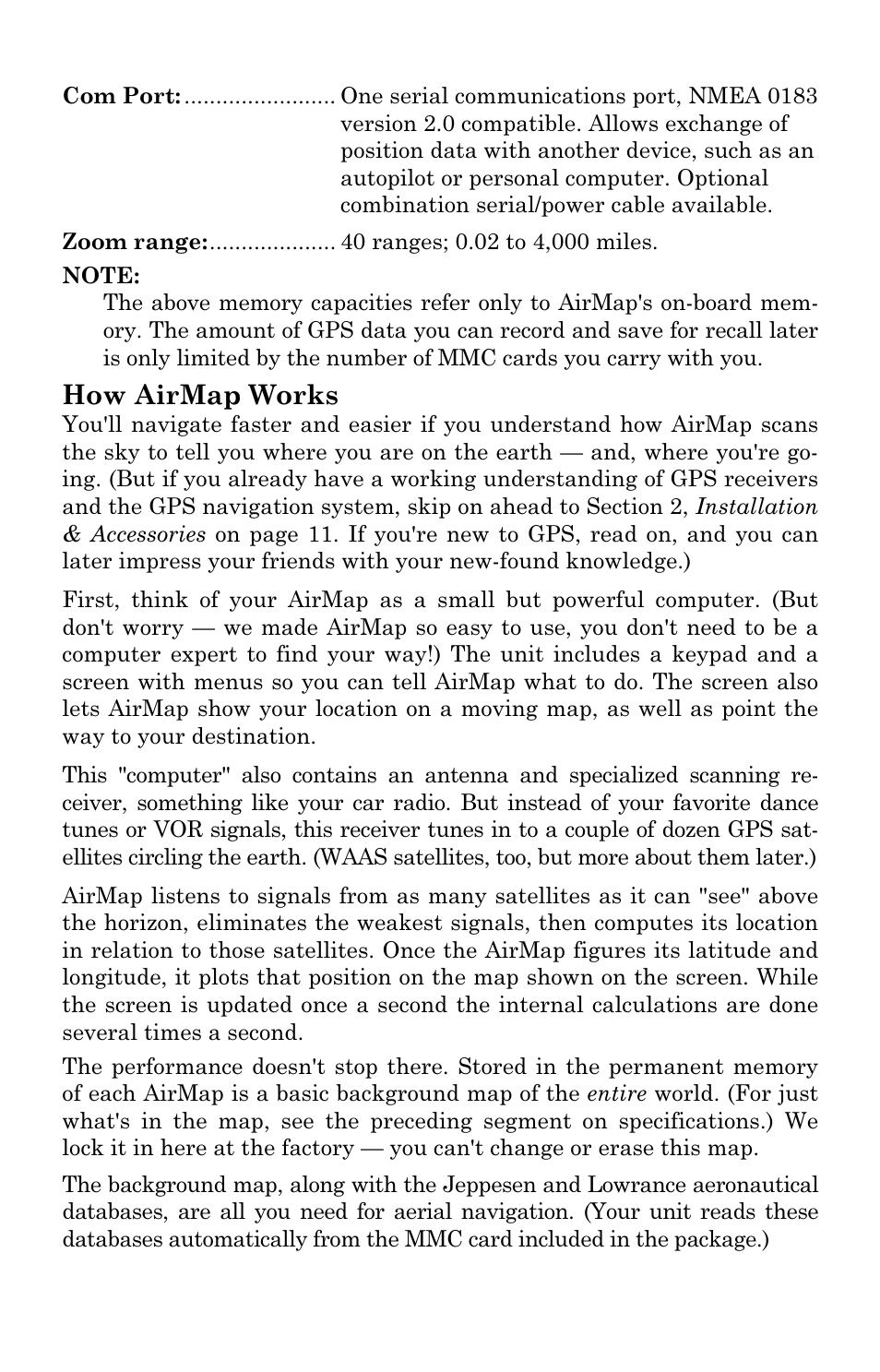 How airmap works | Lowrance electronic AirMap 2000C User Manual | Page 11 / 148