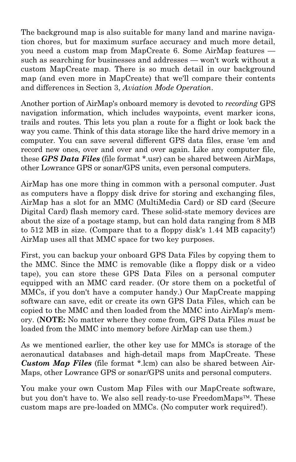 Lowrance electronic AirMap 2000C User Manual | Page 12 / 148