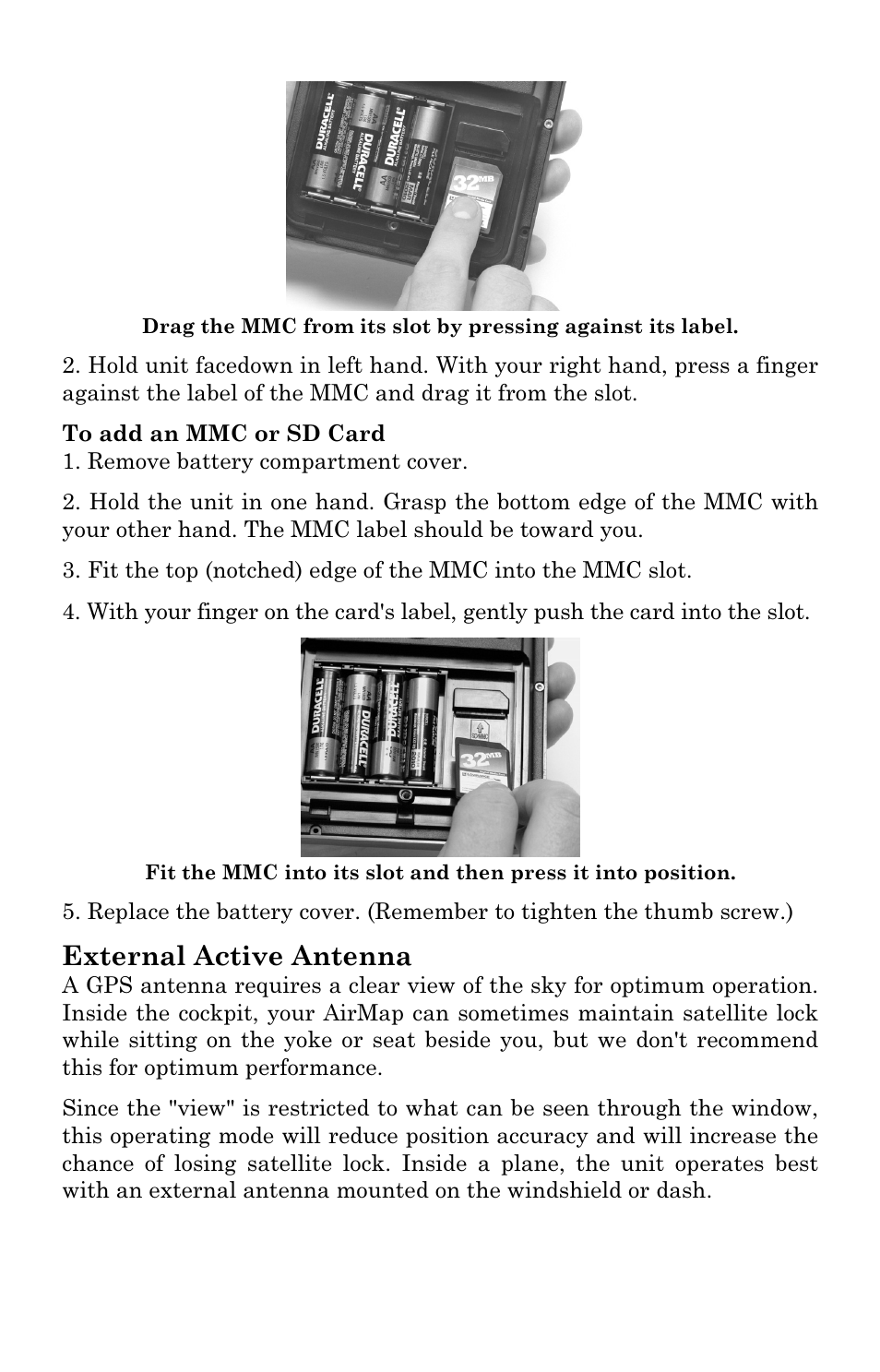 External active antenna | Lowrance electronic AirMap 2000C User Manual | Page 20 / 148