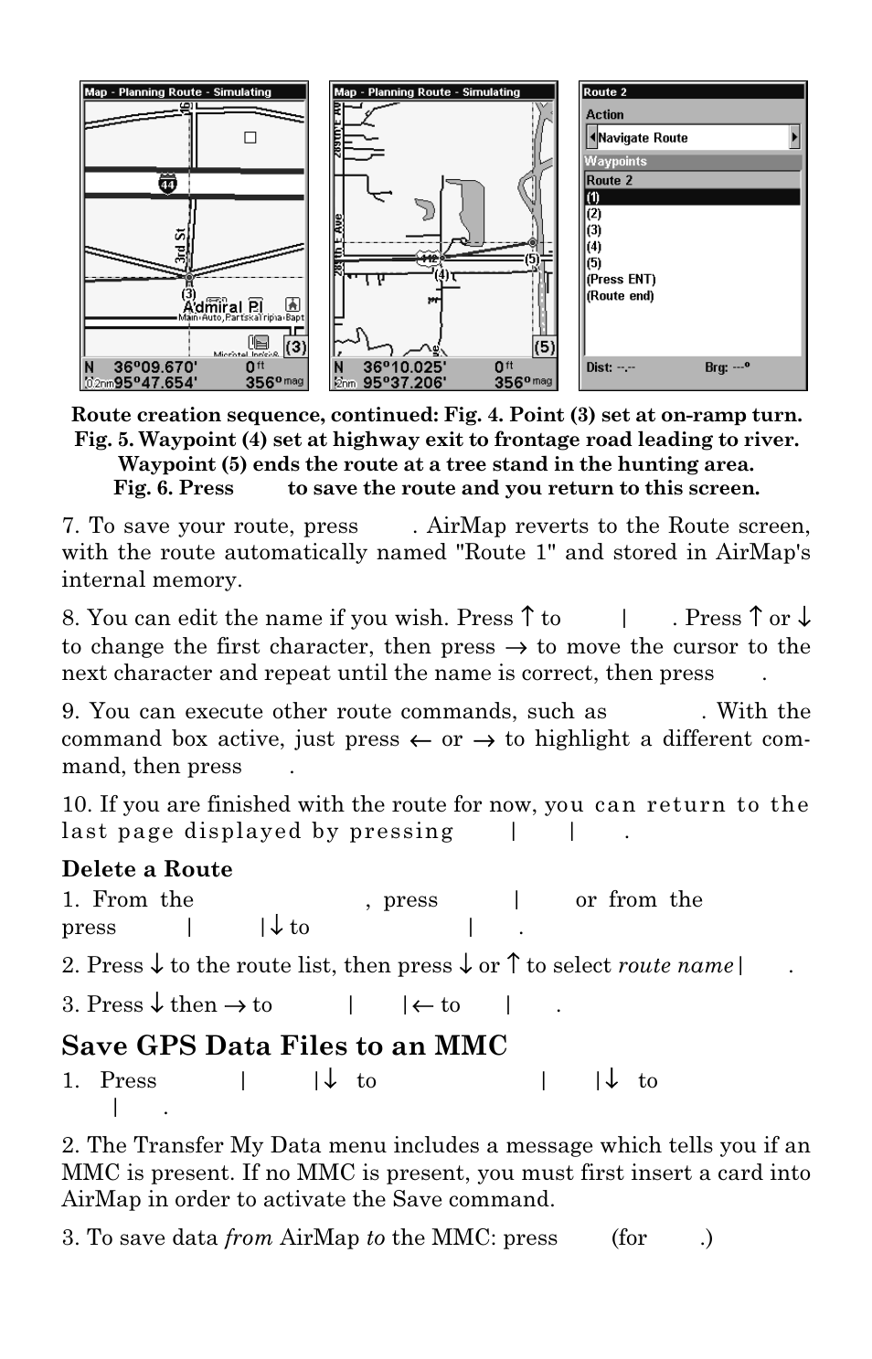 Save gps data files to an mmc | Lowrance electronic AirMap 2000C User Manual | Page 77 / 148