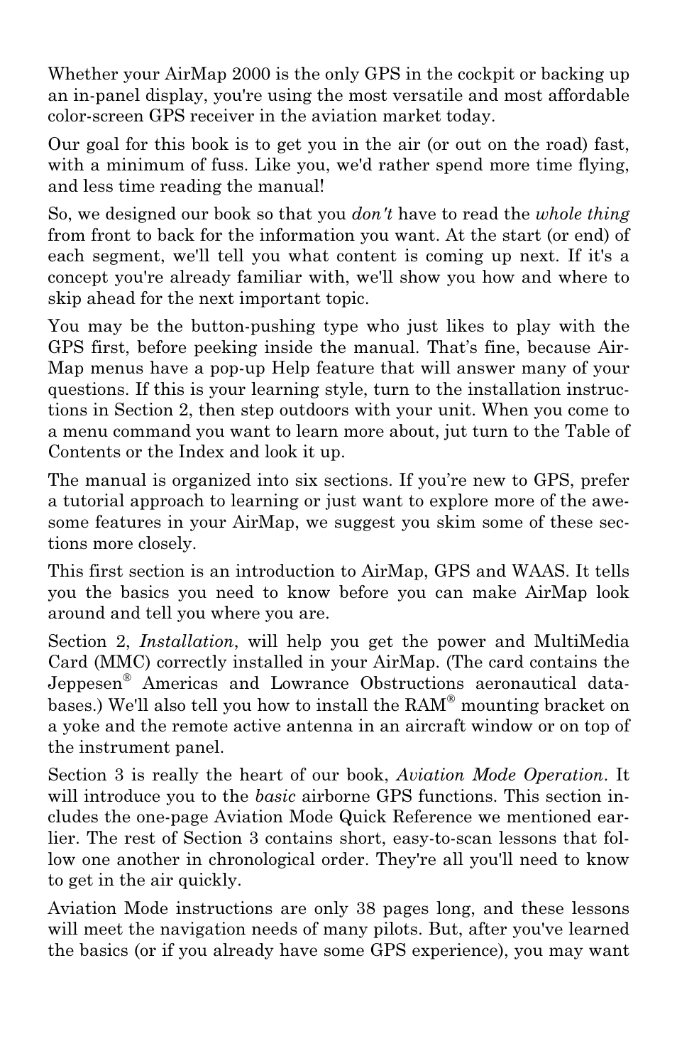 Lowrance electronic AirMap 2000C User Manual | Page 8 / 148