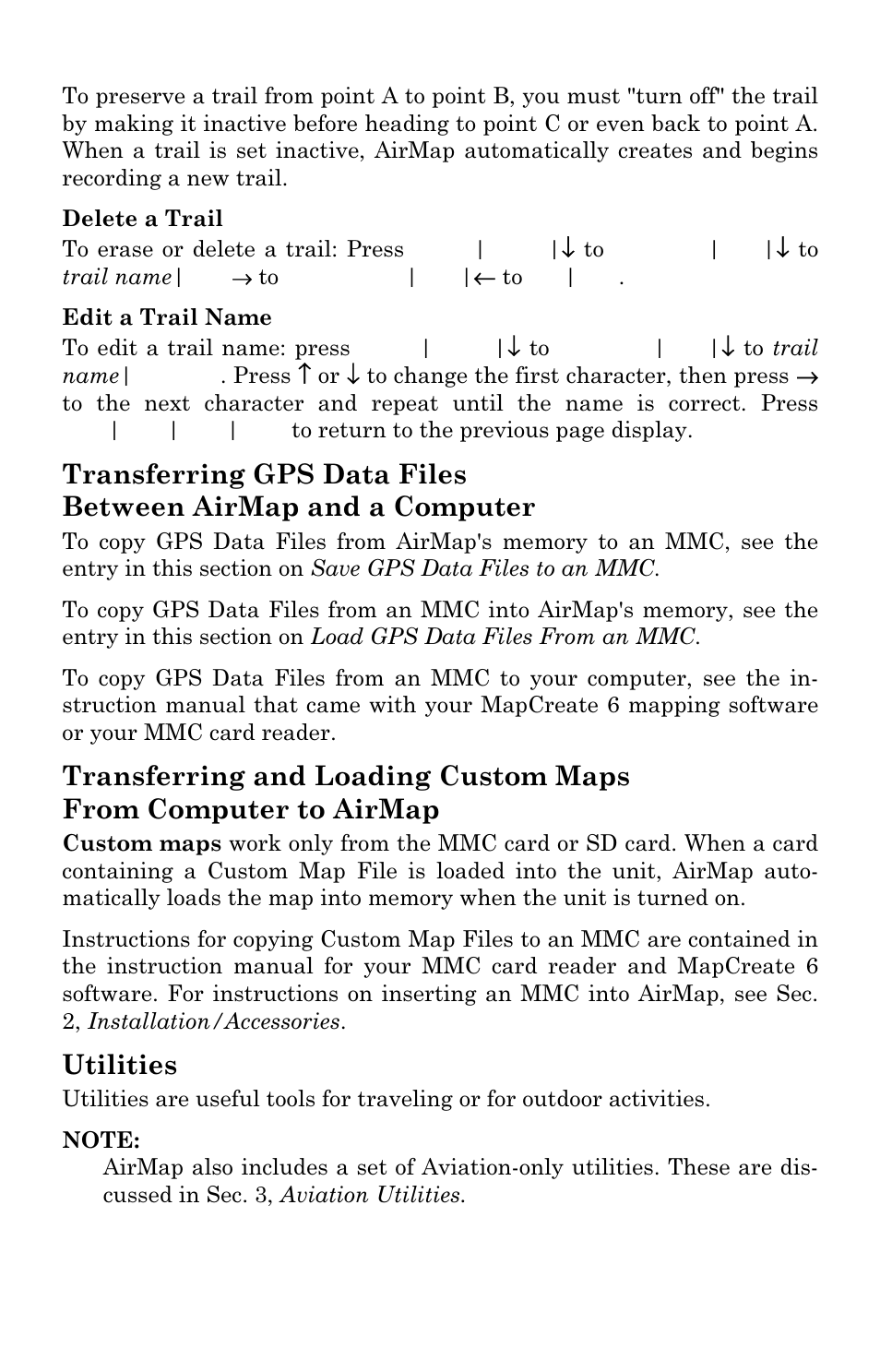 Utilities | Lowrance electronic AirMap 2000C User Manual | Page 81 / 148