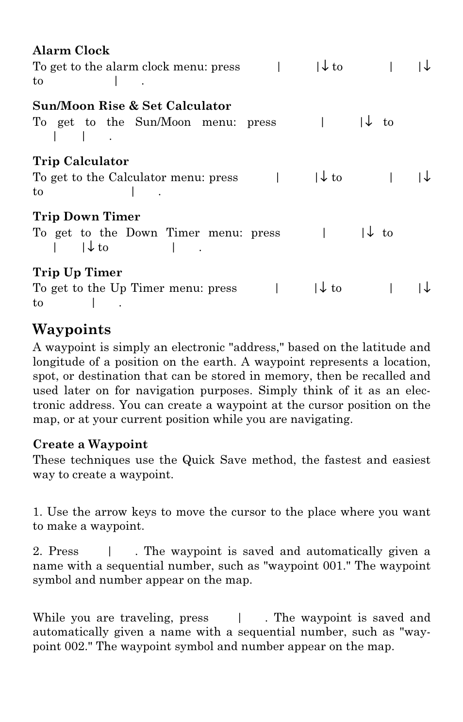 Waypoints | Lowrance electronic AirMap 2000C User Manual | Page 82 / 148