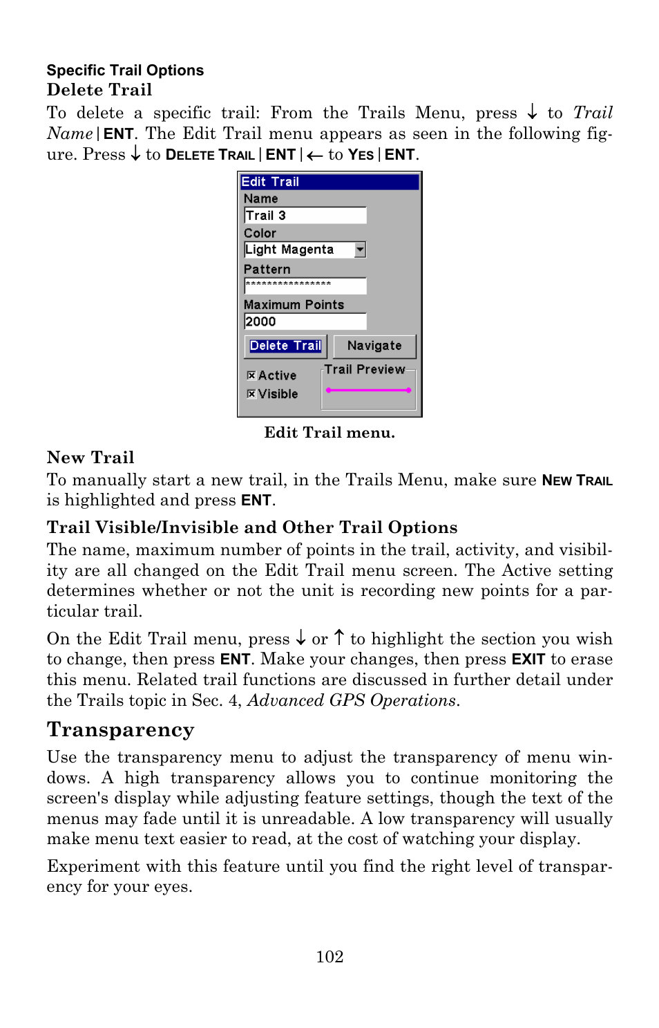 Transparency | Lowrance electronic 5150C User Manual | Page 108 / 140