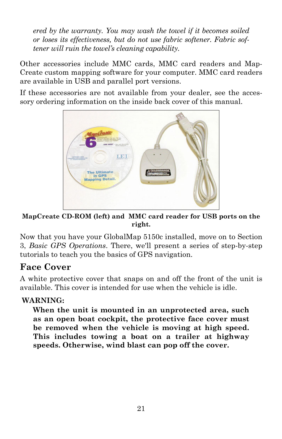 Face cover | Lowrance electronic 5150C User Manual | Page 27 / 140