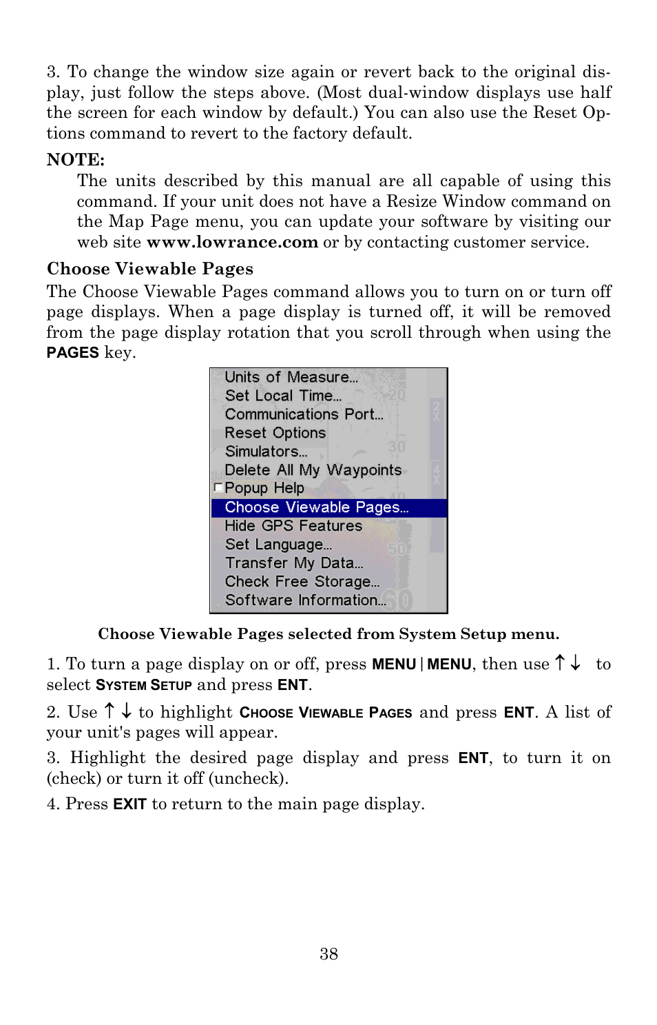 Lowrance electronic 5150C User Manual | Page 44 / 140