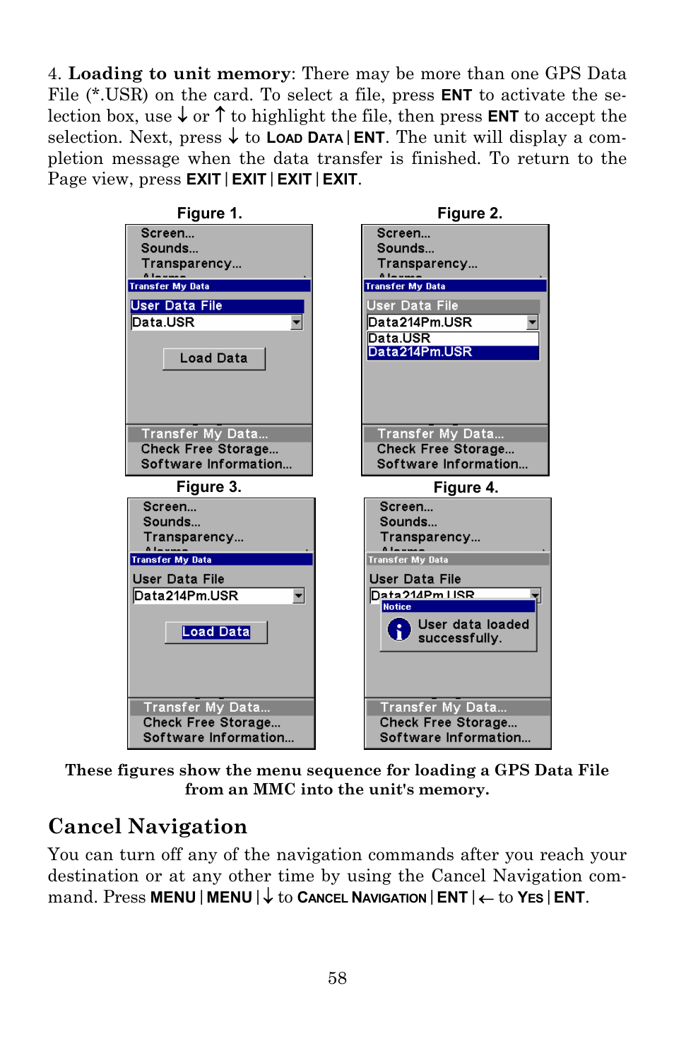 Cancel navigation | Lowrance electronic 5150C User Manual | Page 64 / 140