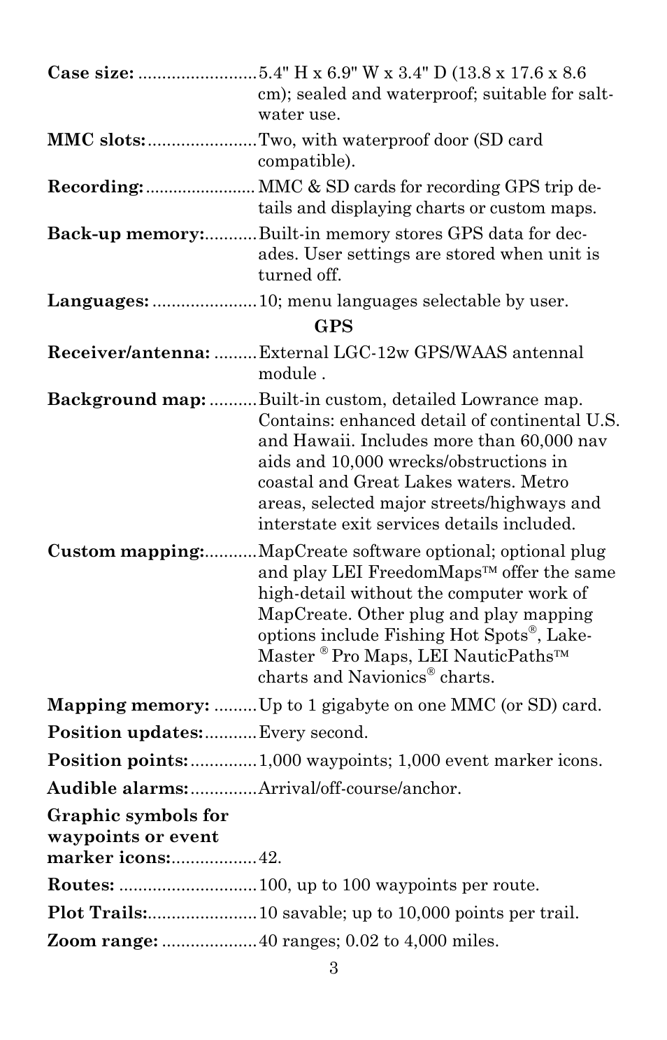 Lowrance electronic 5150C User Manual | Page 9 / 140