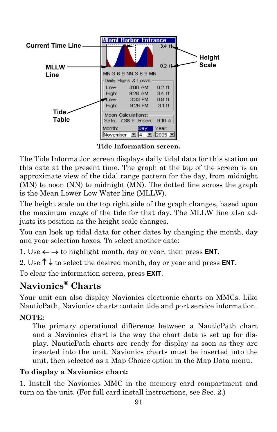 Navionics, Charts | Lowrance electronic 5150C User Manual | Page 97 / 140