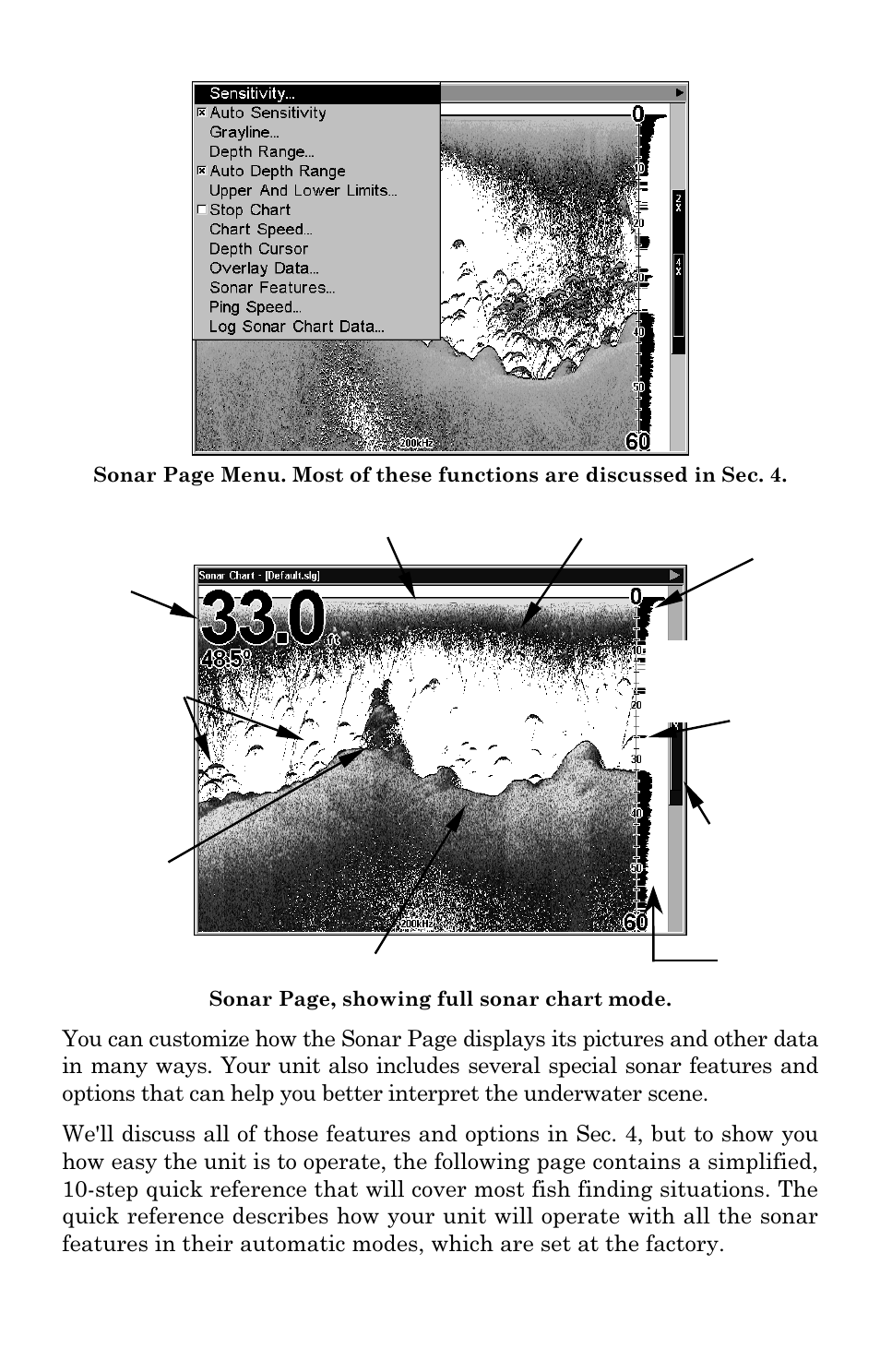 Lowrance electronic LCX-17M User Manual | Page 62 / 204