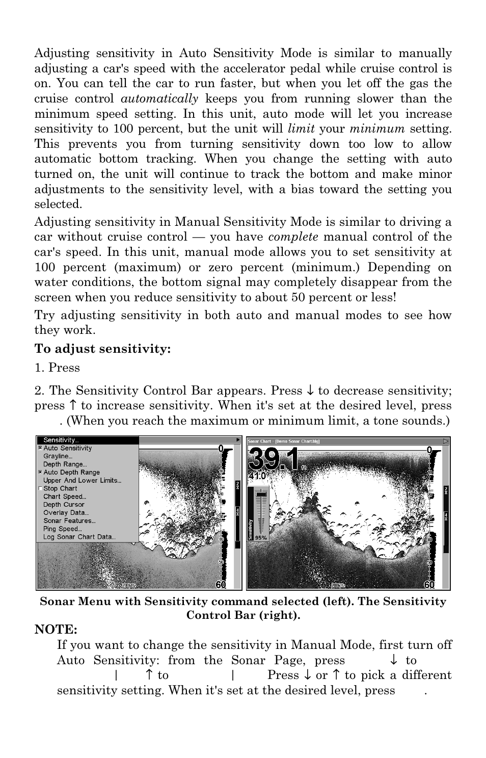 Lowrance electronic LCX-17M User Manual | Page 65 / 204