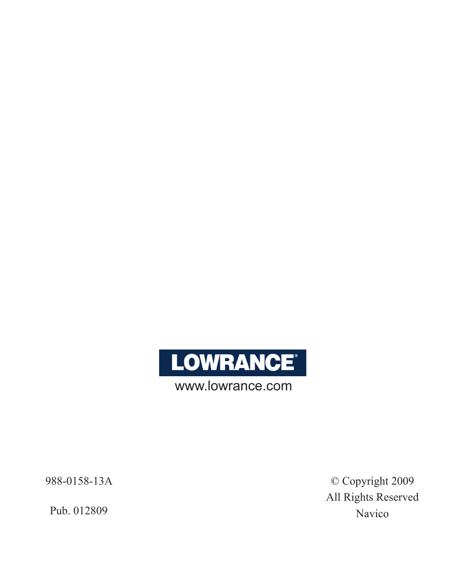 Lowrance electronic Satellite Weather Radio Module LWX-1 User Manual | Page 16 / 16
