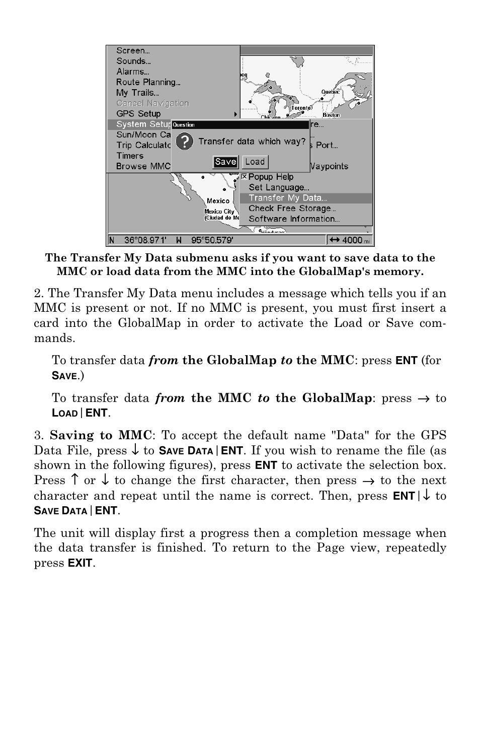 Lowrance electronic GlobalMap 5000C User Manual | Page 56 / 128