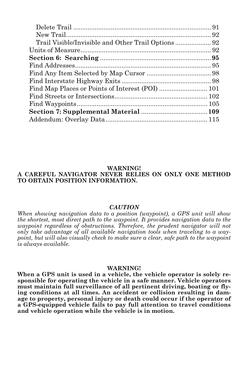 Lowrance electronic GlobalMap 5000C User Manual | Page 6 / 128