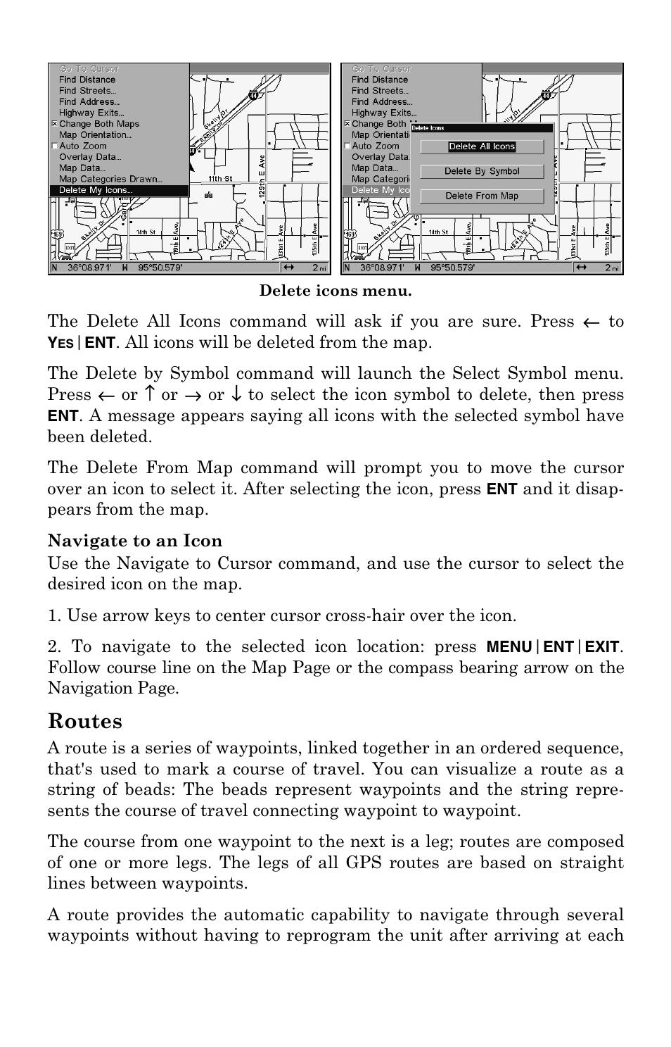 Routes | Lowrance electronic GlobalMap 5000C User Manual | Page 61 / 128