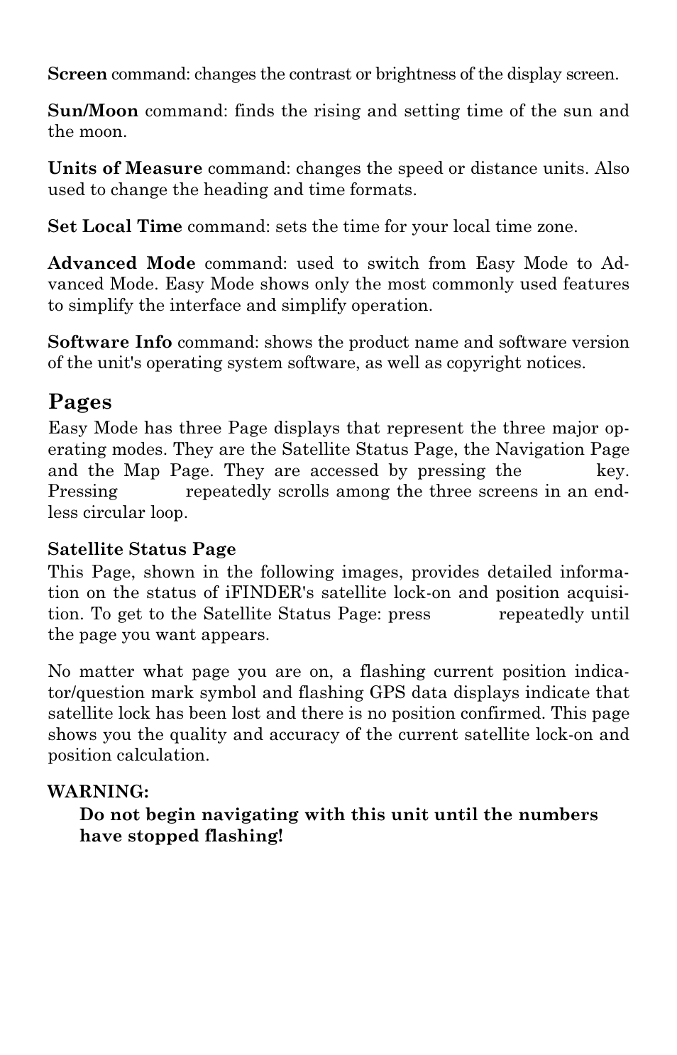 Pages | Lowrance electronic iFINDER GO User Manual | Page 21 / 92