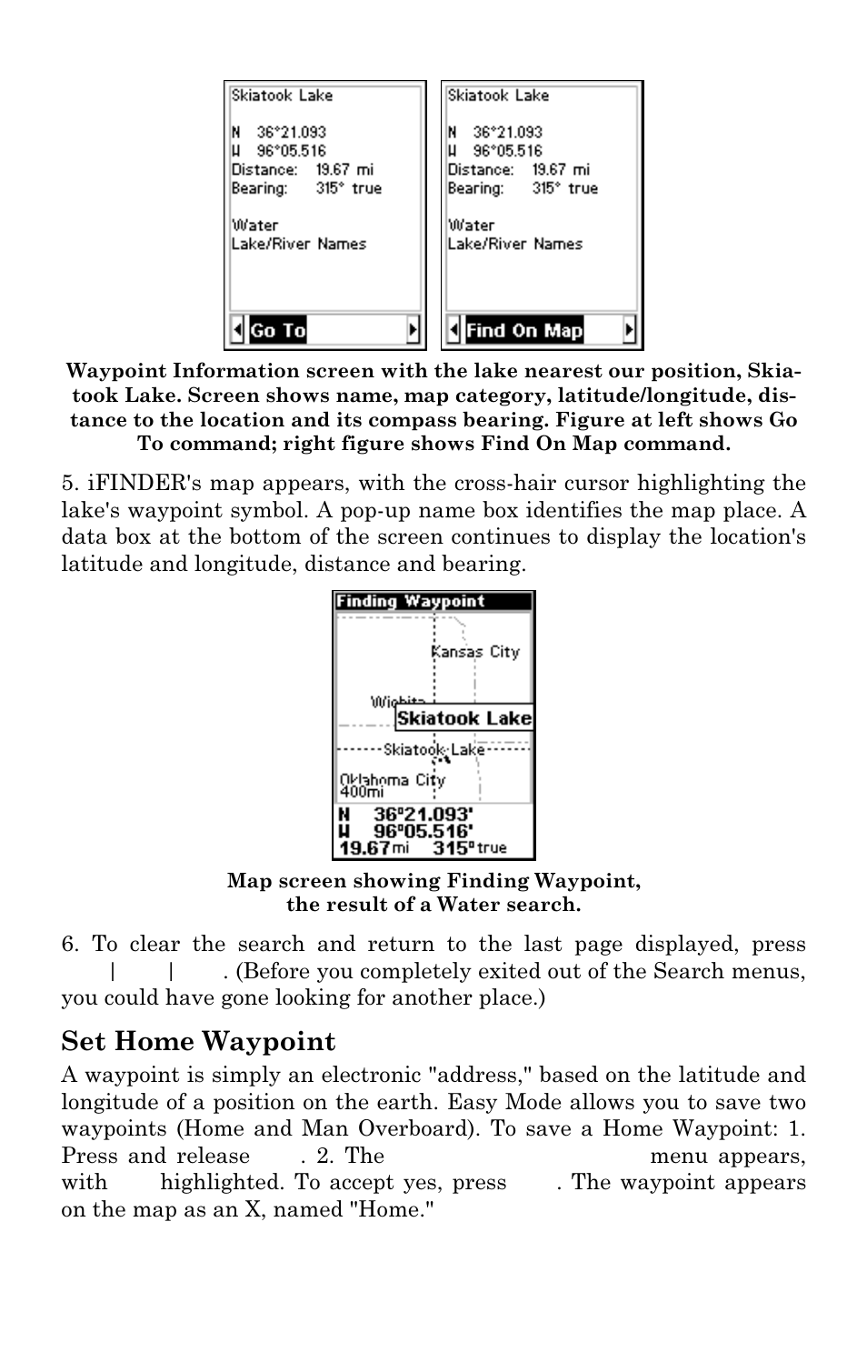 Set home waypoint | Lowrance electronic iFINDER GO User Manual | Page 29 / 92