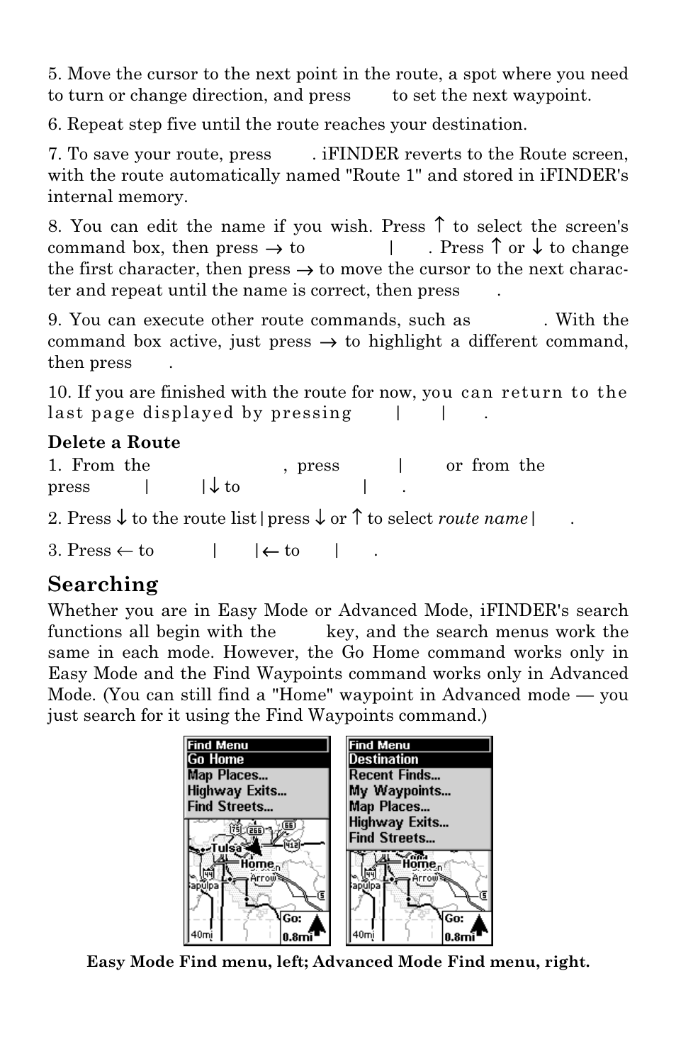 Searching | Lowrance electronic iFINDER GO User Manual | Page 49 / 92