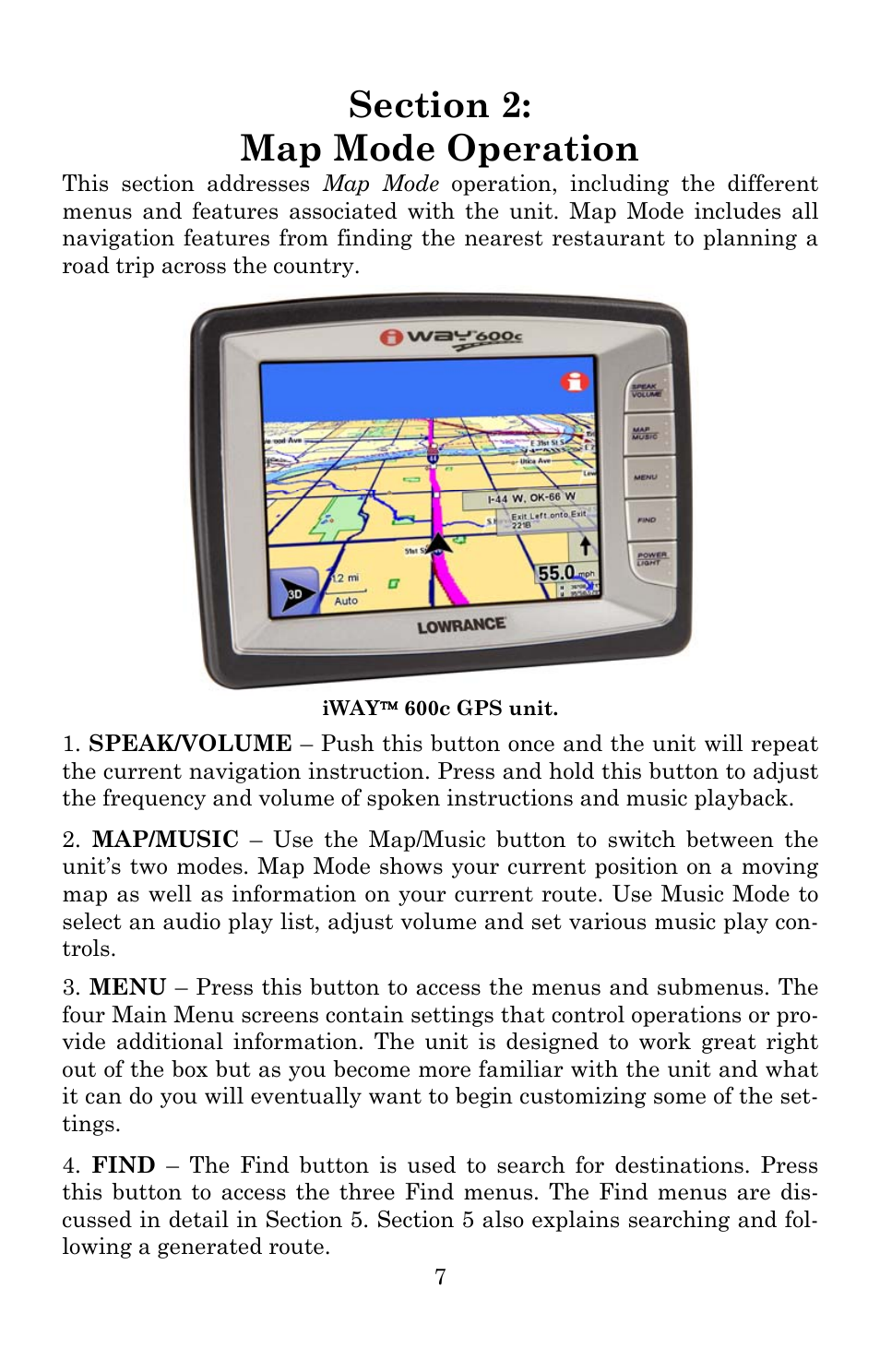 Lowrance electronic iWAY 600C User Manual | Page 13 / 92
