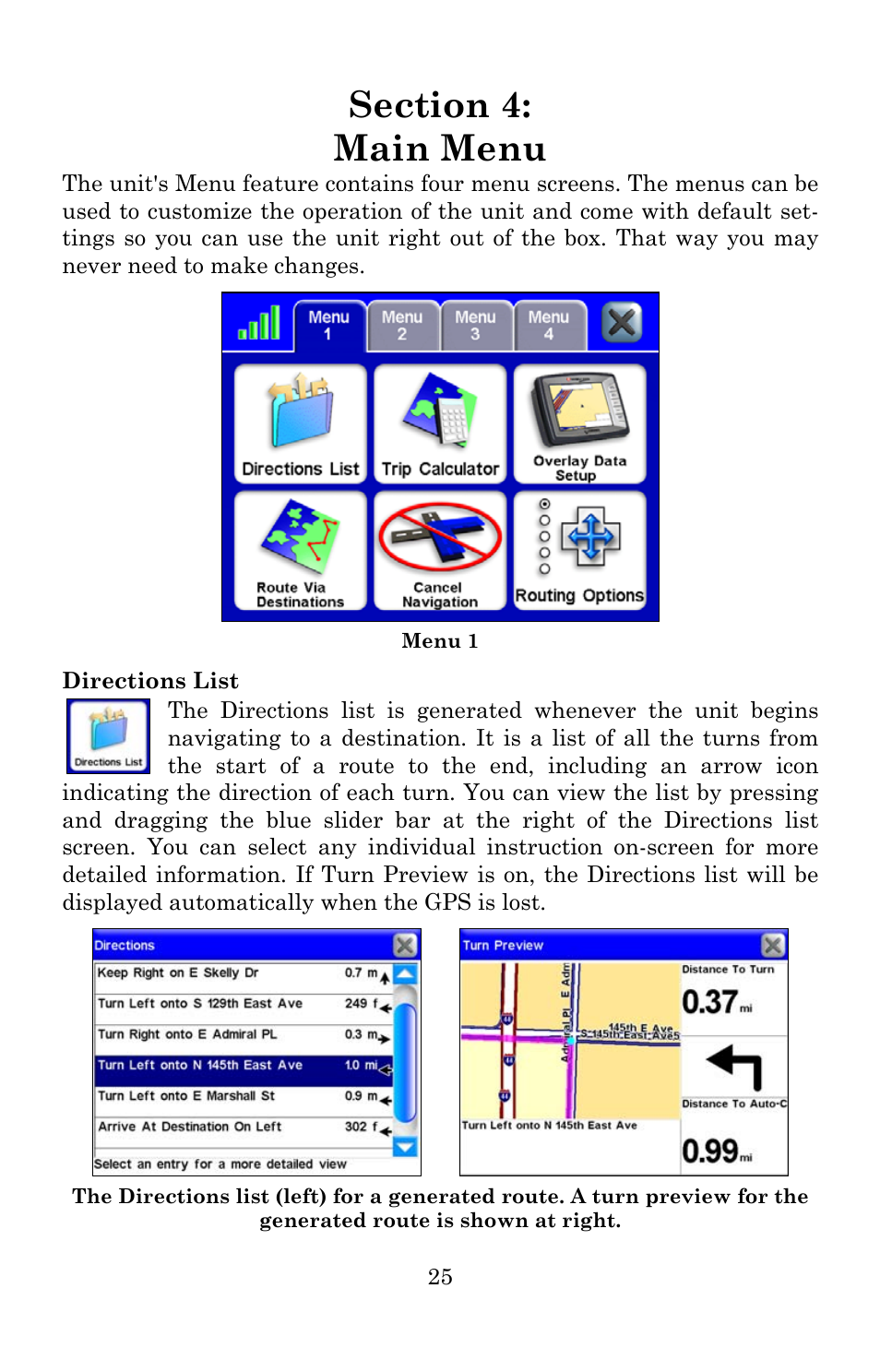 Lowrance electronic iWAY 600C User Manual | Page 31 / 92