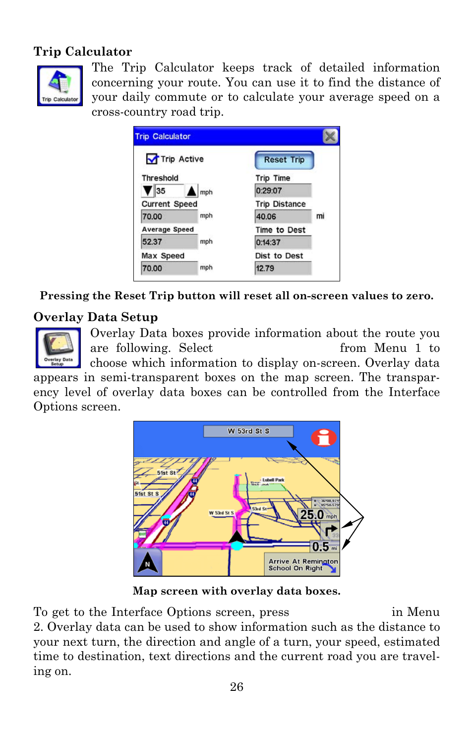 Lowrance electronic iWAY 600C User Manual | Page 32 / 92