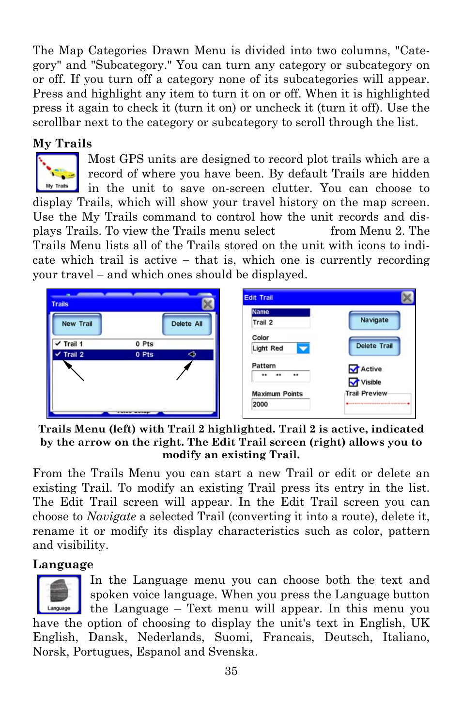 Lowrance electronic iWAY 600C User Manual | Page 41 / 92