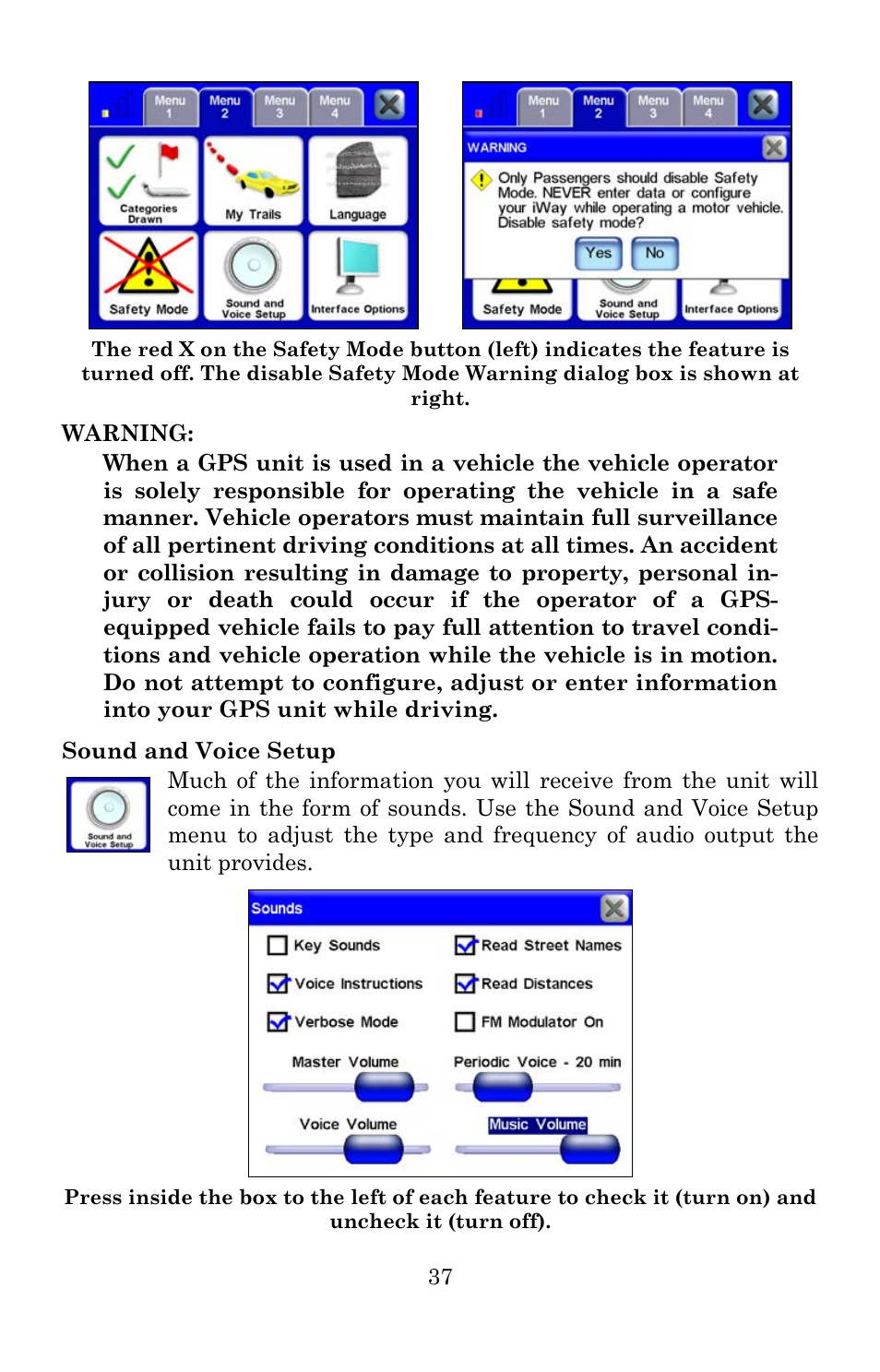 Lowrance electronic iWAY 600C User Manual | Page 43 / 92