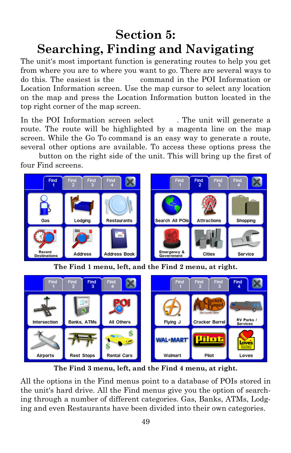 Lowrance electronic iWAY 600C User Manual | Page 55 / 92
