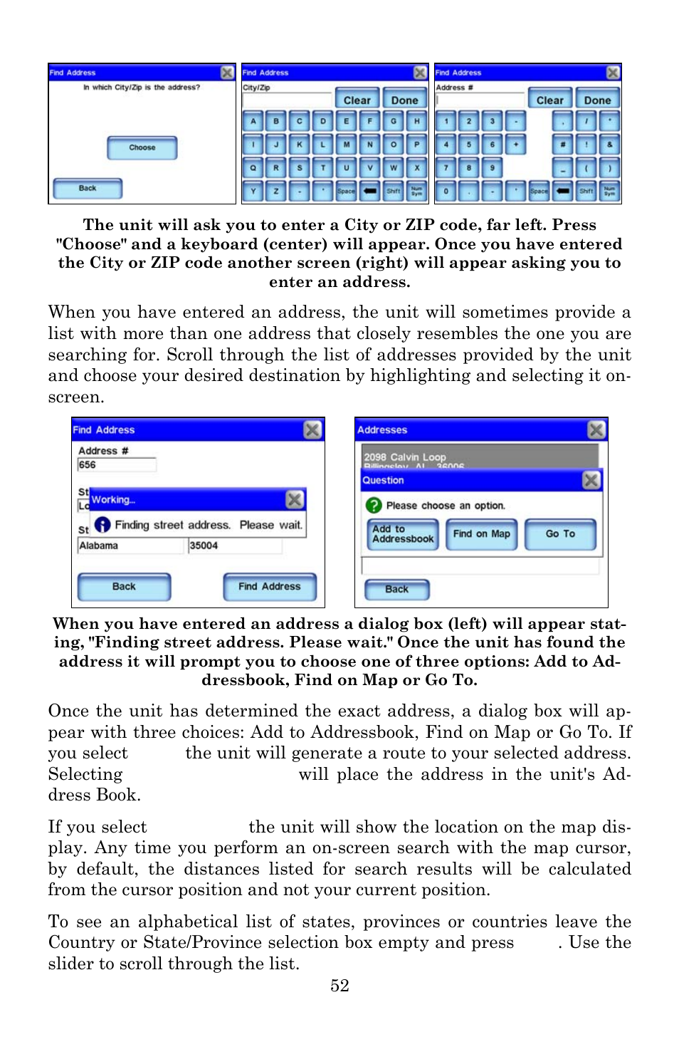 Lowrance electronic iWAY 600C User Manual | Page 58 / 92