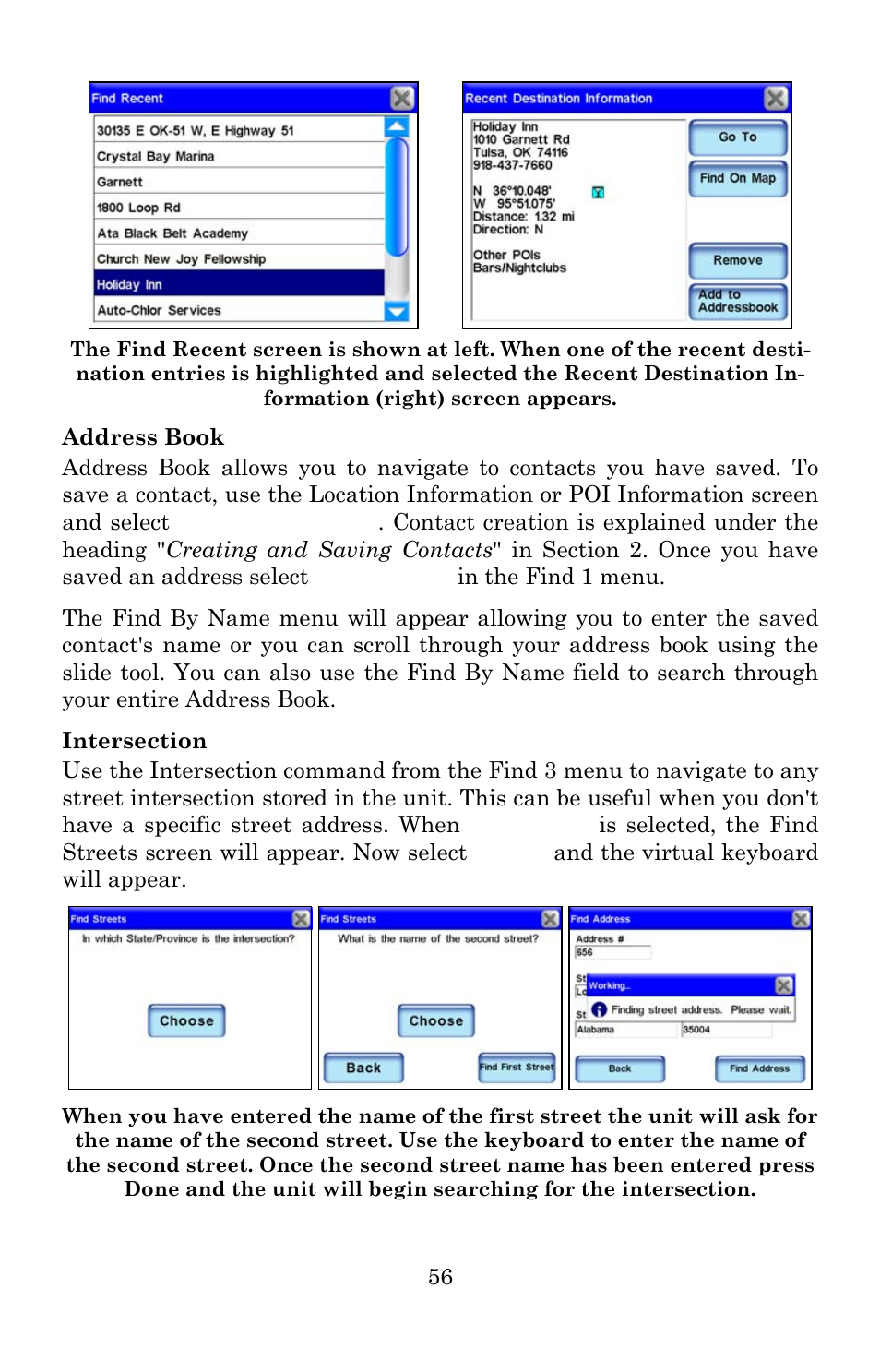 Lowrance electronic iWAY 600C User Manual | Page 62 / 92