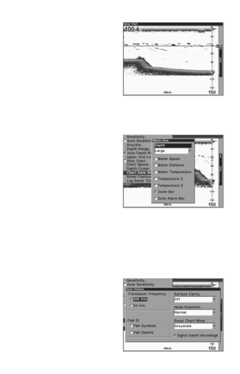 Lowrance electronic LCX-15 MT User Manual | Page 20 / 76