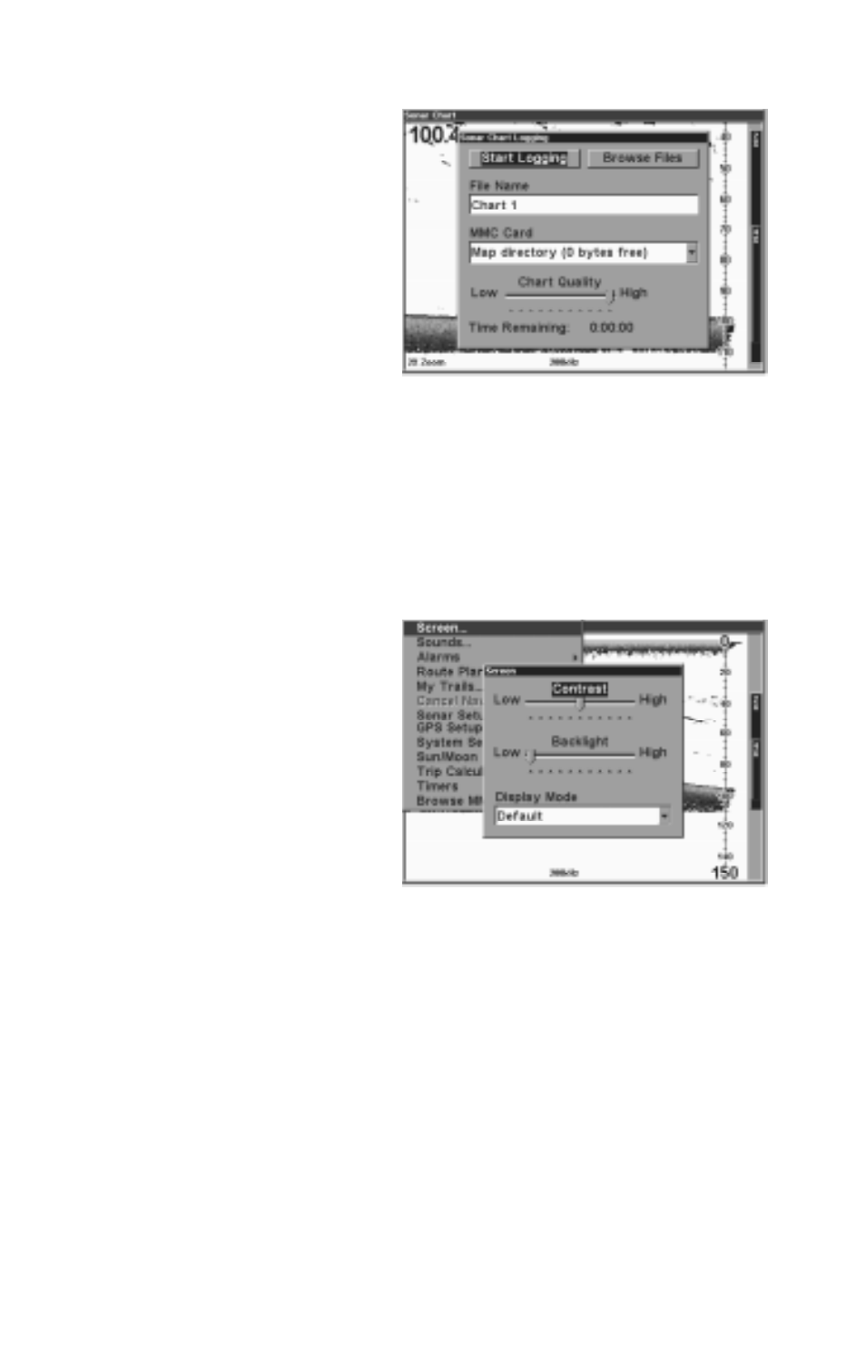 Lowrance electronic LCX-15 MT User Manual | Page 23 / 76