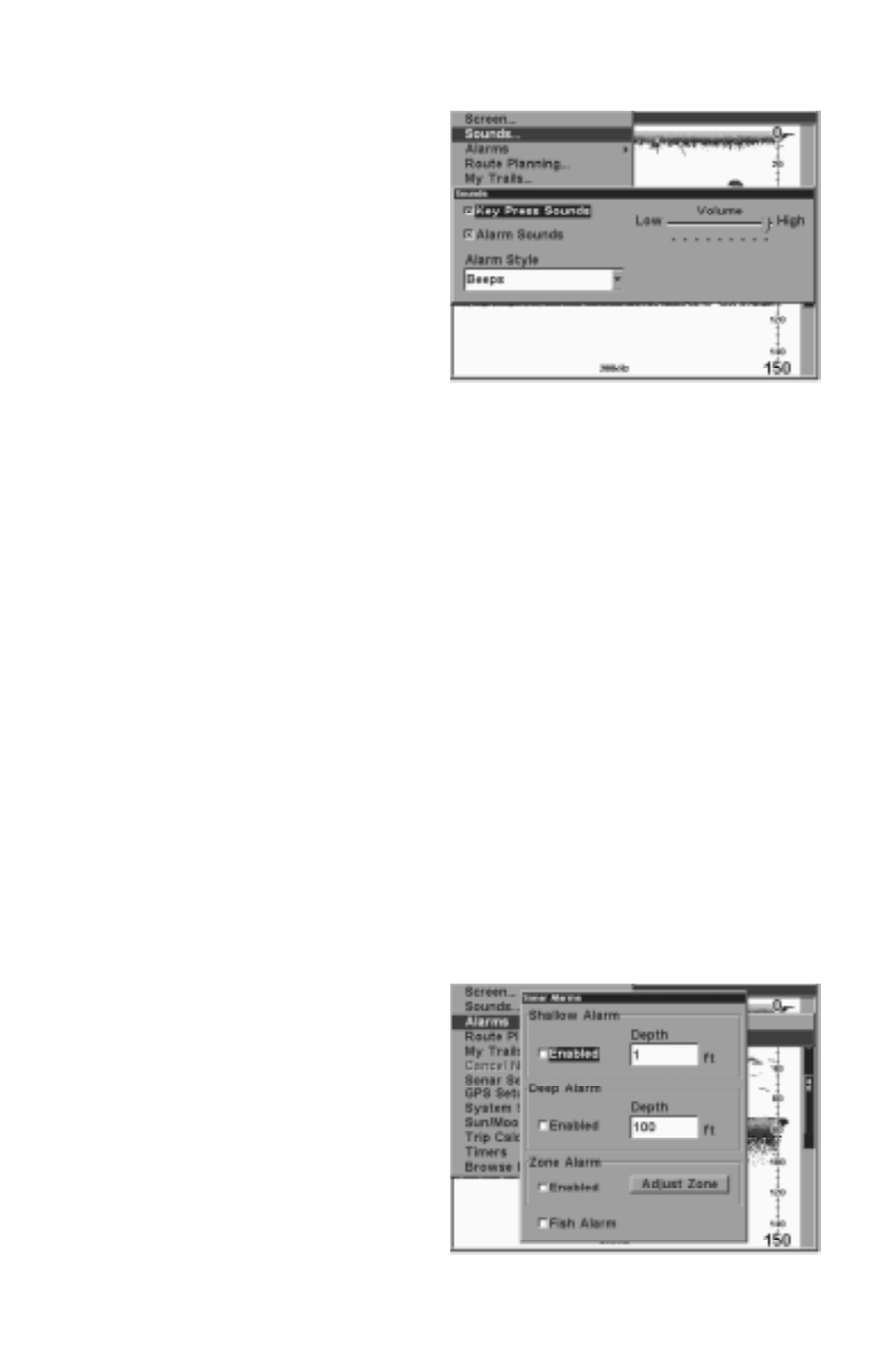 Lowrance electronic LCX-15 MT User Manual | Page 24 / 76