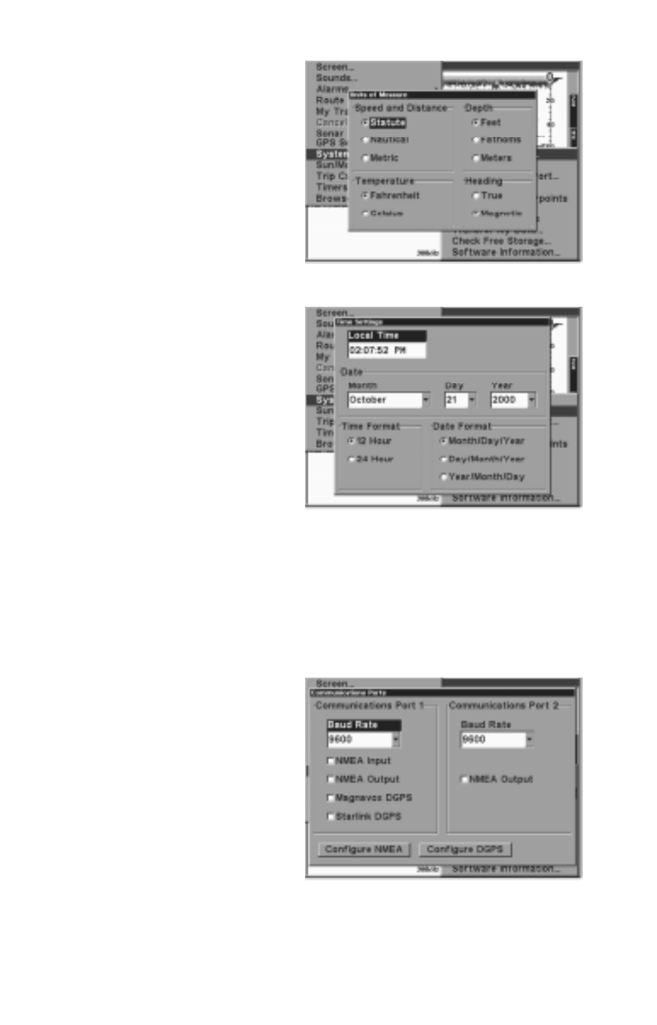 Lowrance electronic LCX-15 MT User Manual | Page 29 / 76