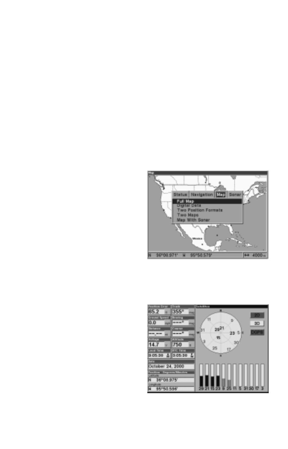 Lowrance electronic LCX-15 MT User Manual | Page 36 / 76