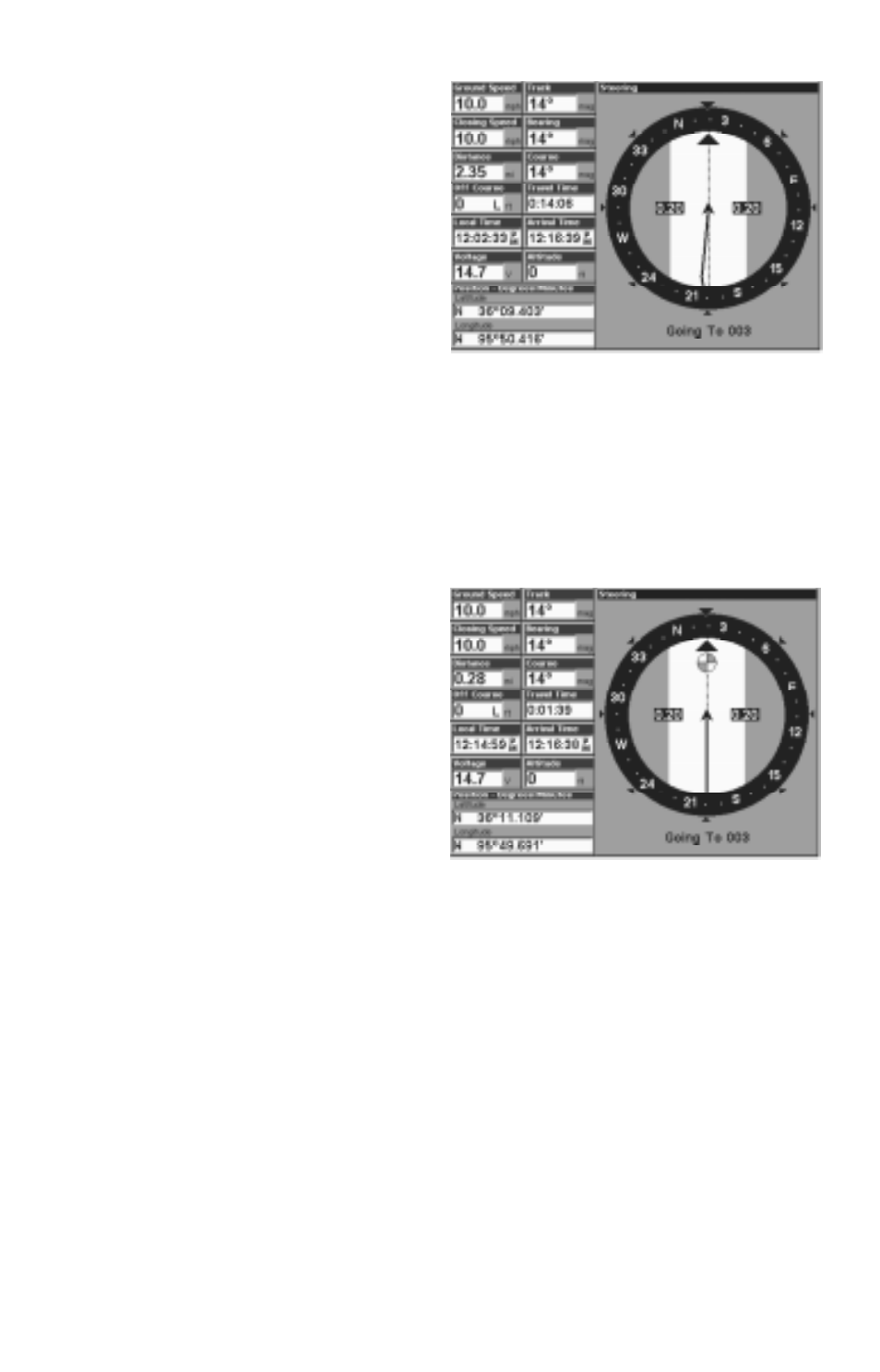 Lowrance electronic LCX-15 MT User Manual | Page 38 / 76