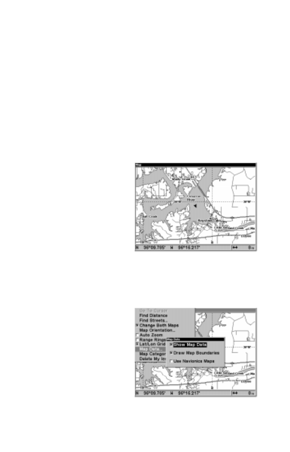 Lowrance electronic LCX-15 MT User Manual | Page 43 / 76
