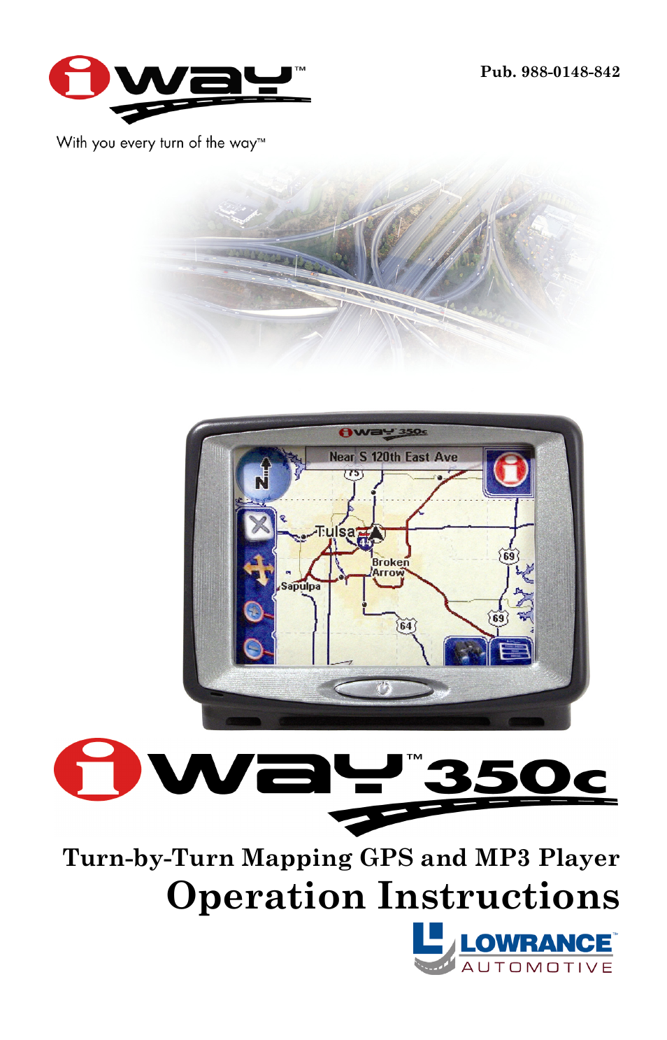 Lowrance electronic iWAY 350C User Manual | 76 pages