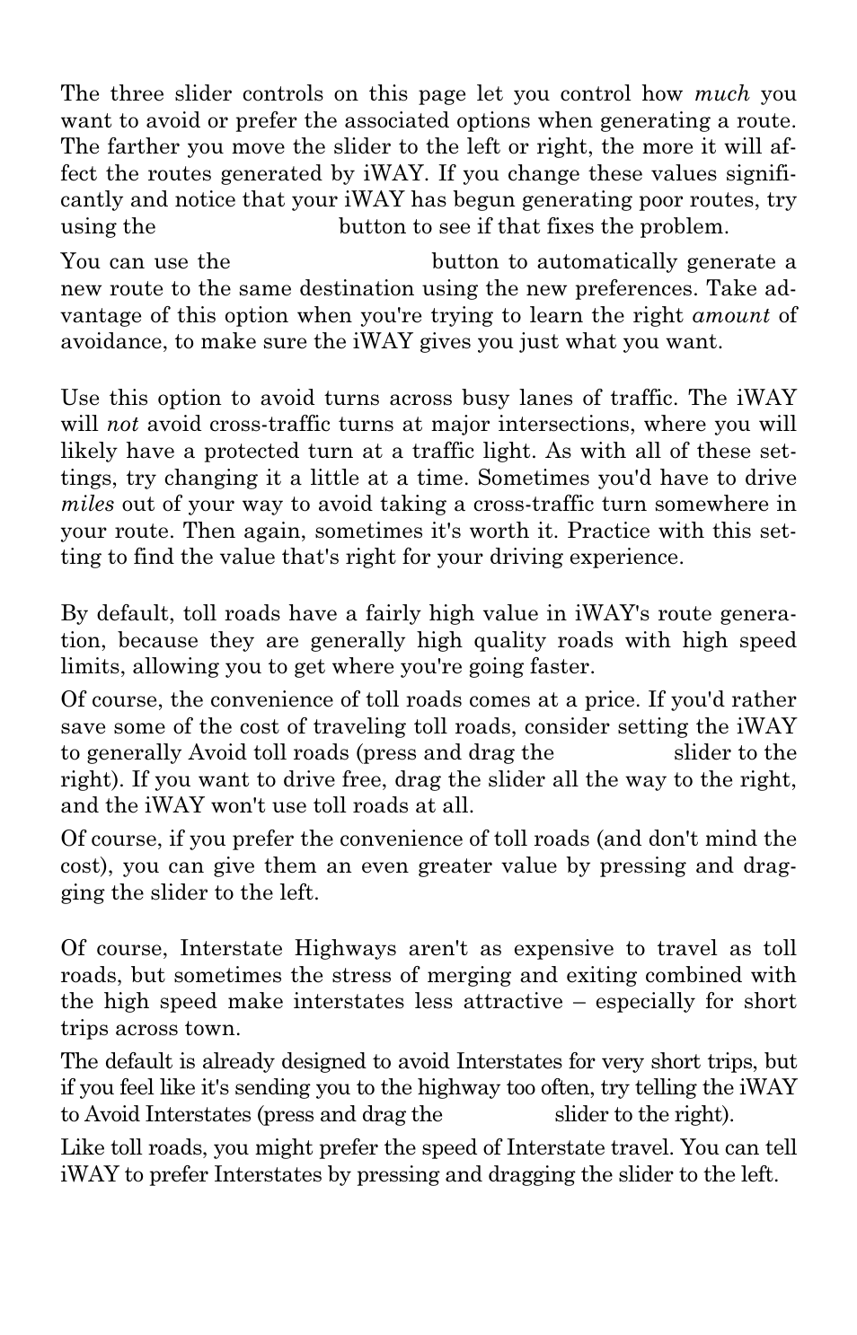 Lowrance electronic iWAY 350C User Manual | Page 38 / 76