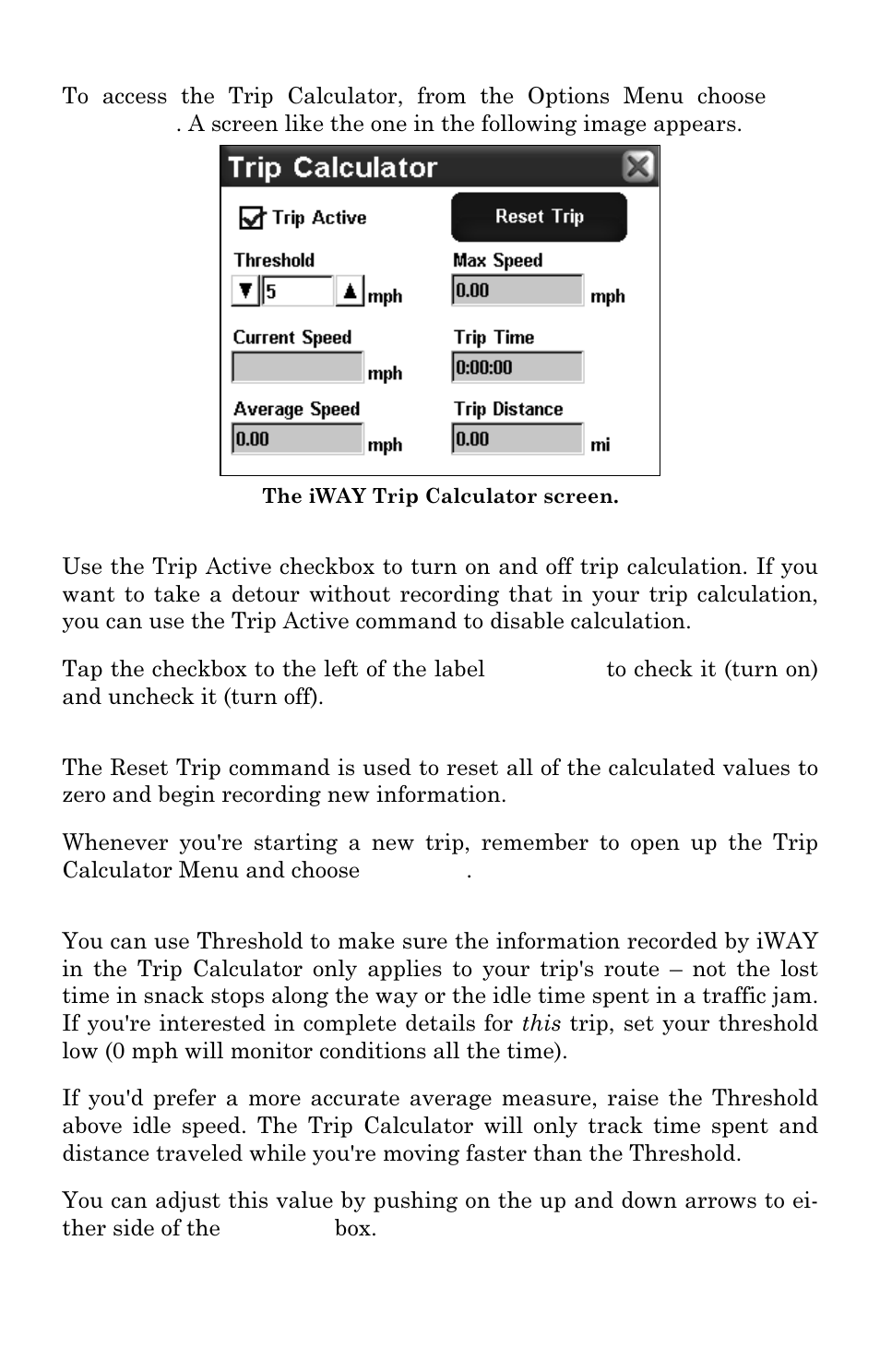 Lowrance electronic iWAY 350C User Manual | Page 42 / 76